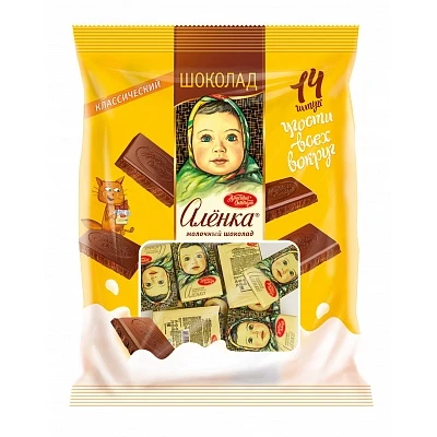 Шоколад Алёнка молочный