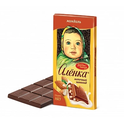 Шоколад Алёнка с Миндалем