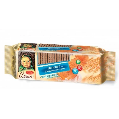 Печенье Алёнка вкус любимое молоко с витаминами