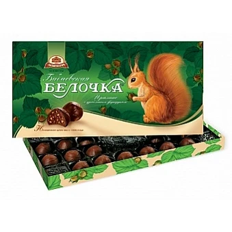 Конфеты в коробке Бабаевская Белочка
