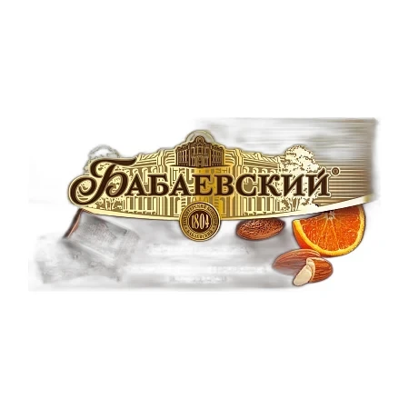 Шоколад Бабаевский с апельсиновыми кусочками и миндалем
