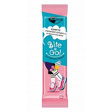 Батончик "Bite&Go!" со вкусом пломбира