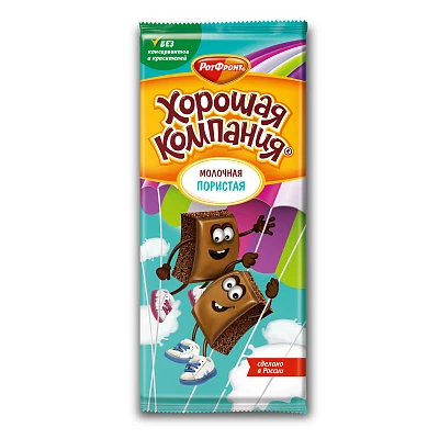 Кондитерская плитка "Хорошая компания" пористая
