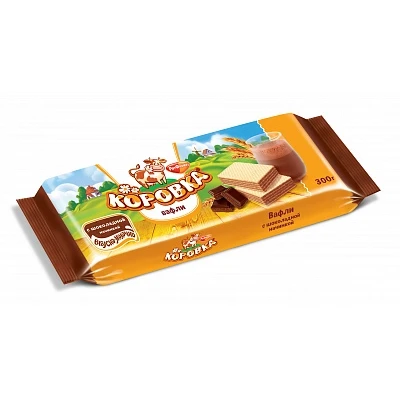 Вафли Коровка c Шоколадной начинкой