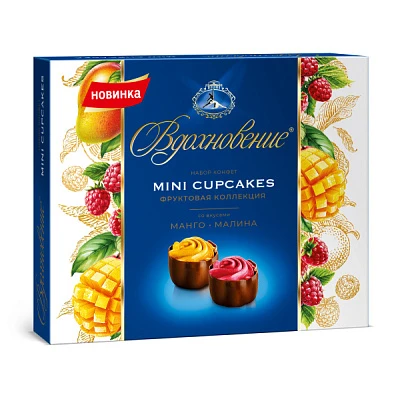 Набор конфет Вдохновение Mini Cupcakes манго малина