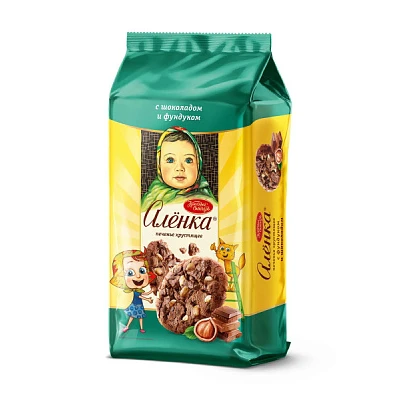 Печенье Алёнка с фундуком и шоколадом