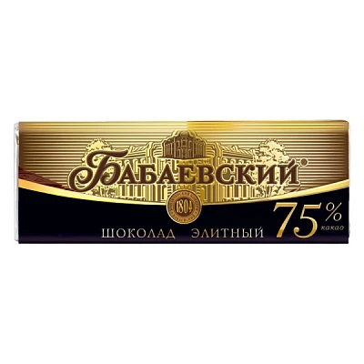 Шоколад Бабаевский элитный 75% какао