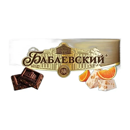 Шоколад Бабаевский темный с нугой и цукатами