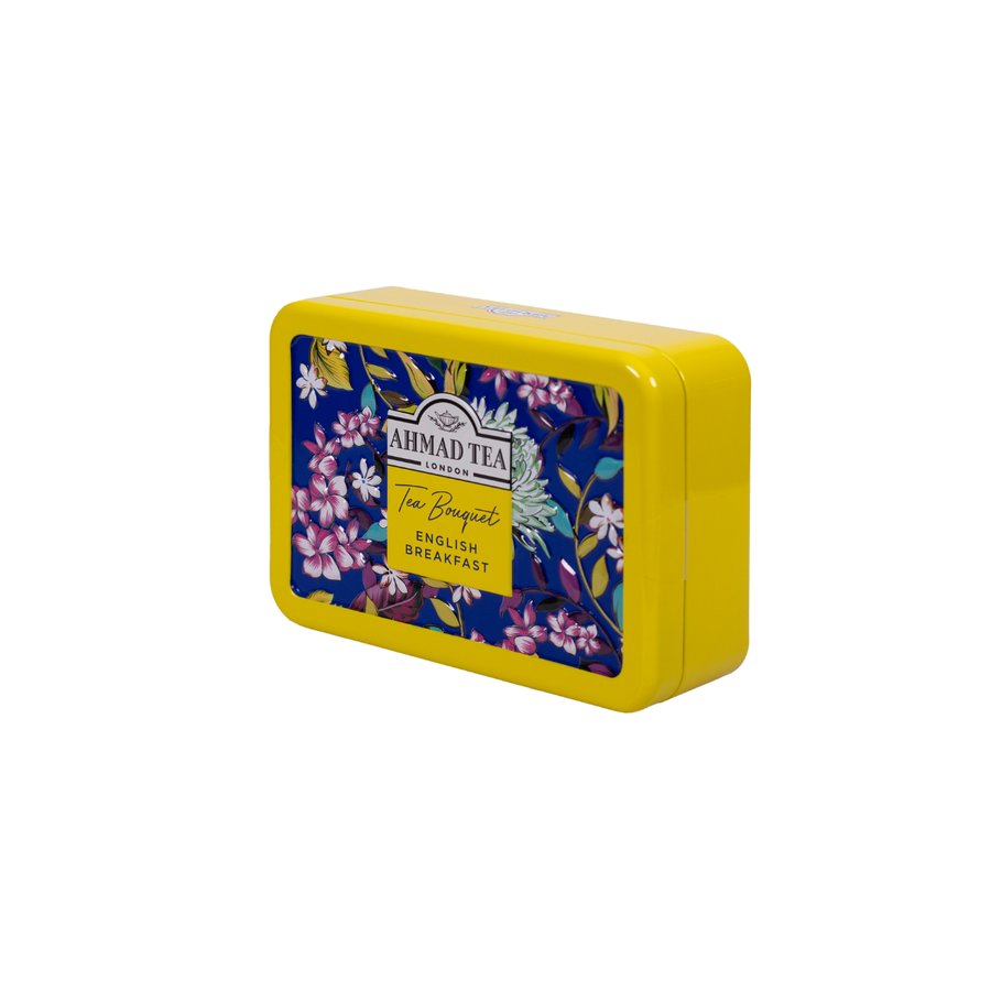 Floral Bouquet Tea Caddy (Yellow) thumbnail 2