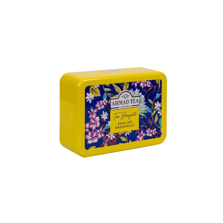Floral Bouquet Tea Caddy (Yellow) thumbnail 3