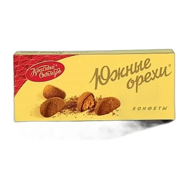 Конфеты в коробке Южные орехи